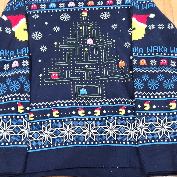 Pac-Man Navy Sweatshirt - Picture 3 of 4